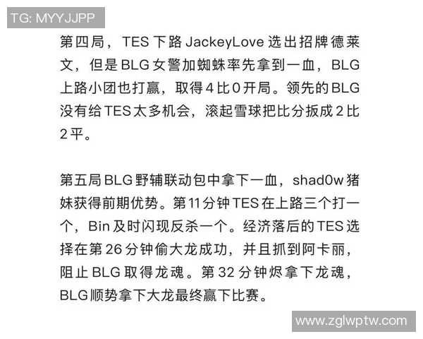 TES与BLG激战正酣,谁能笑到最后夺取胜利的荣耀 TES与BLG激战正酣,谁能笑到最后夺取胜利的荣耀